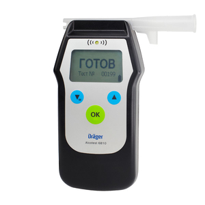 Анализатор паров этанола в выдыхаемом воздухе (алкотестер) Drager Alcotest 6810 с блоком питания